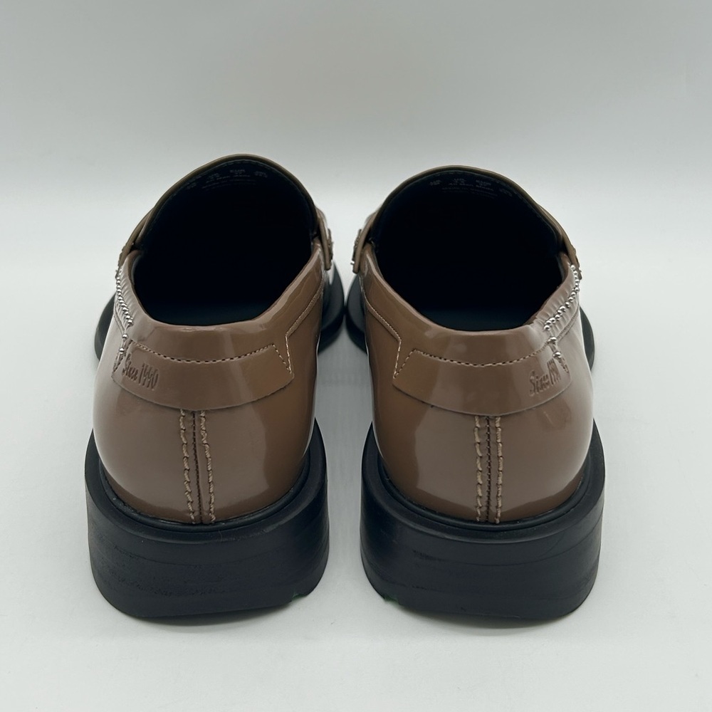 Sarto by Franco Sarto A-Eden Studs Loafers Brown Patent Size 9M New With Box - Picture 7 of 11